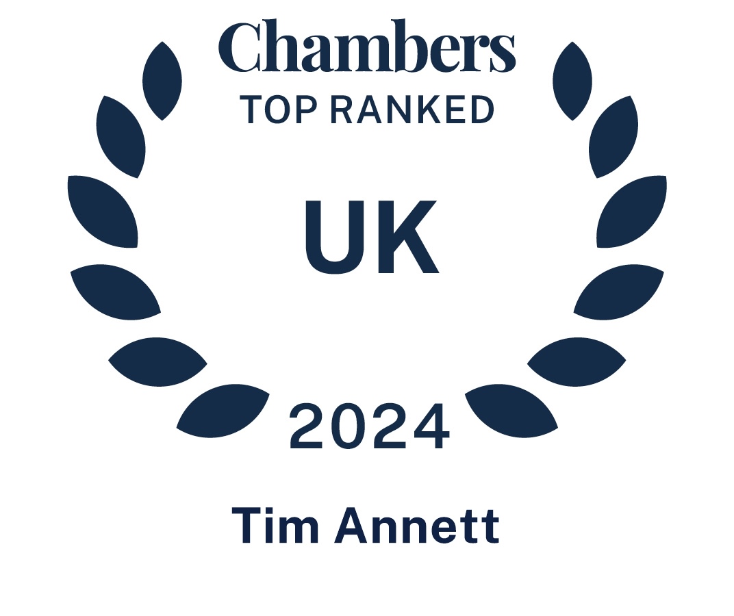 Chambers Top Ranked 2024 - Tim Annett